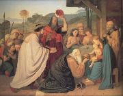 Friedrich Johann Overbeck The Adoration of the Magi (nn03) oil painting artist